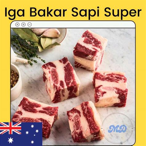 Jual Iga Bakar Sapi Super Shortribs 500 Gr Import Australia Iga Sapi