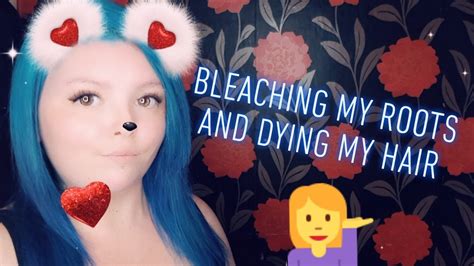 Bleaching My Roots And Dying My Hair Lildragonshaz Youtube