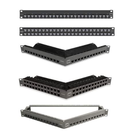 Siemon Cat A Shielded Port Patch Panel Rms Black