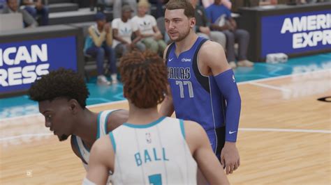 NBA 2K23 Next Gen Dallas Mavericks V Charlotte Hornets Gameplay