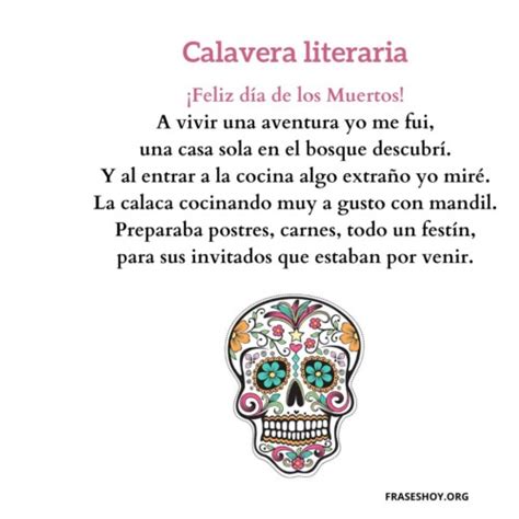 Calaveritas Literarias Populares Del D A De Muertos Fraseshoy Org