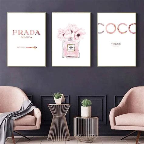 Tableau Fashion Prada et Coco Chanel La Déco à Prix Grossiste