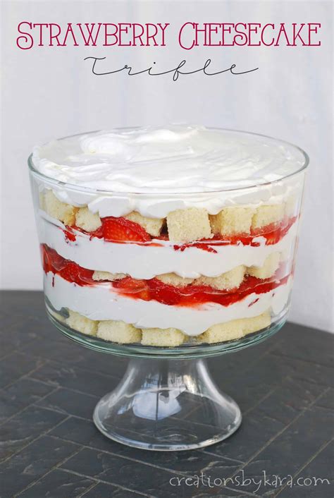 Strawberry Cheesecake Trifle Recipe