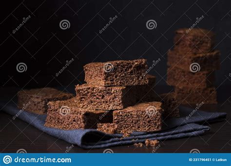 Delicious Chocolate Brownies High Quality Photo Stock Image Image Of