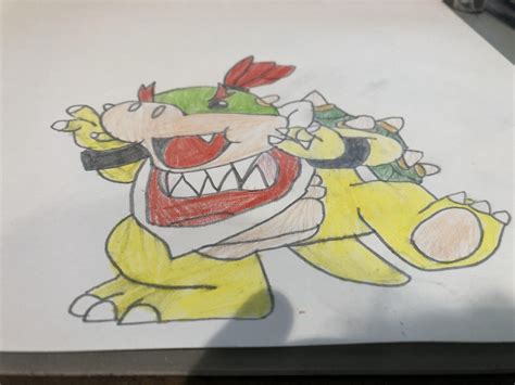 Mario Wonder Bowser Jr Drawing Rbowserjr