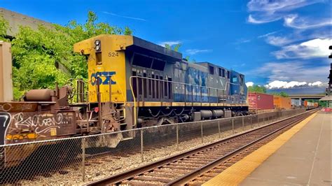 CSX I031 W YN2 DPU Amtrak At Franconia Springfield YouTube