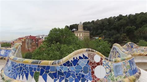 Park Guell Parking Design Antoni Gaudi Barcelona Spain