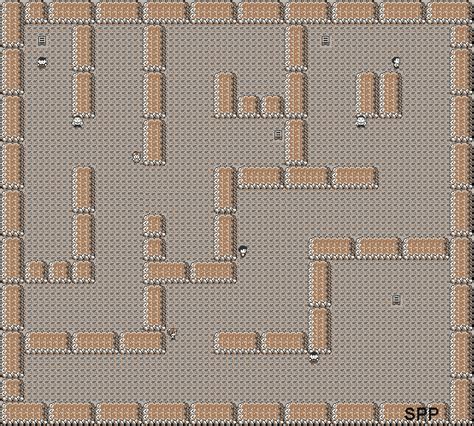 Map Of The Dark Cave Pokemon Heartgold