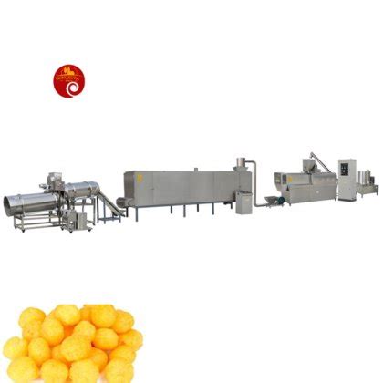 2023 Extruded Baked Corn Chips Corn Cheese Snacks Puff Ball Rice Cakes