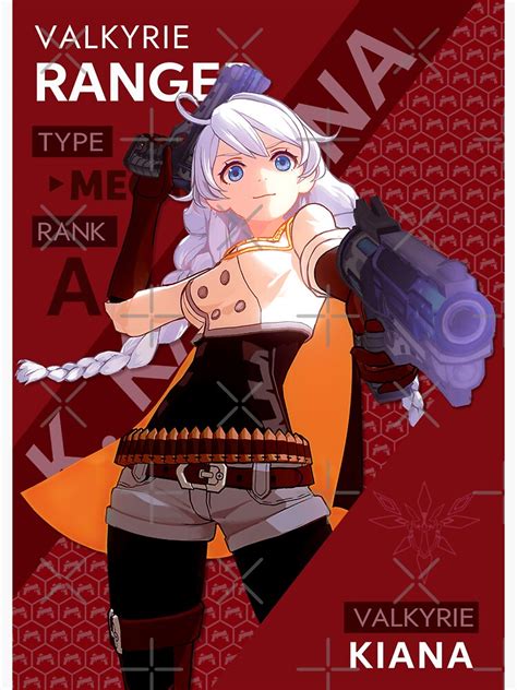 "Kiana Kaslana Valkyrie Ranger Honkai Impact" Sticker by Saikishop ...