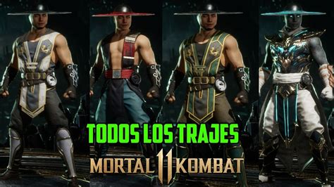 Mortal Kombat 11 Kung Lao Todos Los Trajes Intros Y Poses Youtube