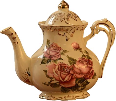 Amazon YOLIFE Flowering Shrubs Ceramic Tea Pot Ivory Vintage