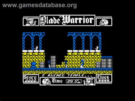 Rad Warrior Amstrad CPC Artwork In Game