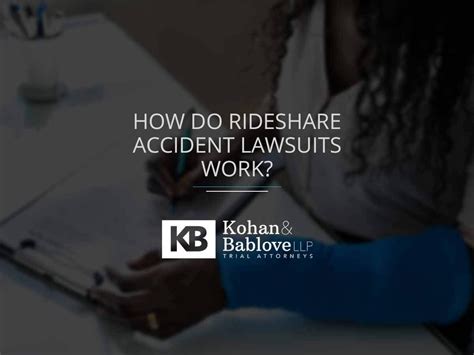 How Do Rideshare Accident Lawsuits Work Kohan And Bablove Injury Attorneys