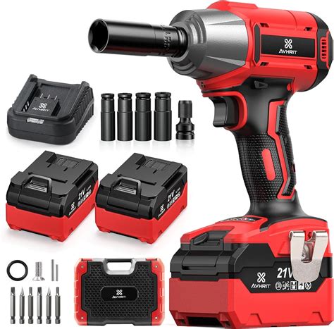 Avhrit Cordless Impact Wrench Nm Ft Lbs Brushless Impact Gun