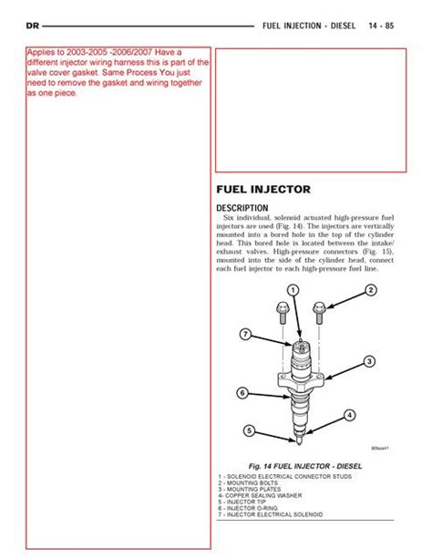 Cummins Injector Chart A Visual Reference Of Charts Chart Master