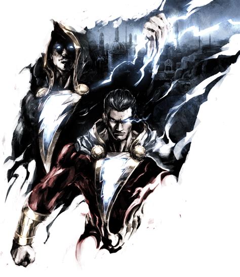 SHAZAM and Black Adam by naratani on DeviantArt