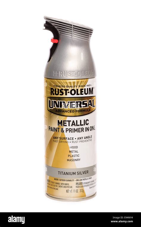 La fórmula avanzada de Rust Oleum Universal color plata titanio