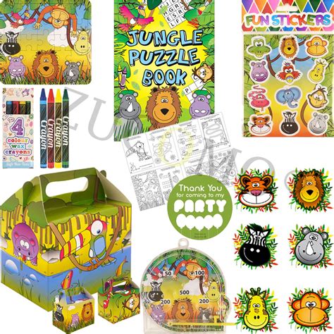 Childrens Pre Filled Party Bags Boxes Kids Boys Girls Birthday Bag ...