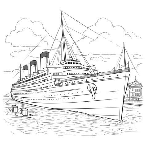 Titanic Coloring Sheets Free And Printable