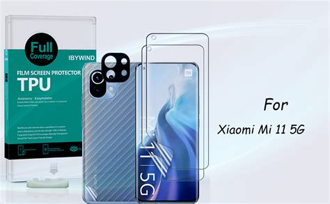 Amazon Ibywind Protector De Pantalla Para Xiaomi Mi G Con