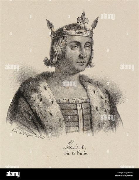 Delpech Louis X Of France Stock Photo Alamy