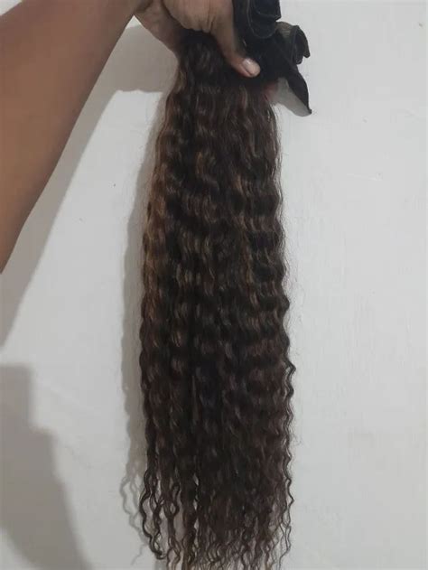 Mega Hair Cacheado Humano Tela No Brasil