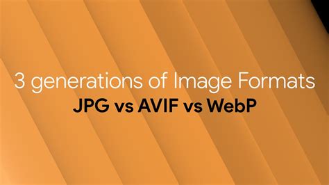 Image Formats Comparison Vs AVIF Vs WebP YouTube