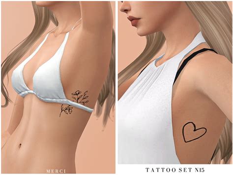 The Sims Resource Tattoo Set N15