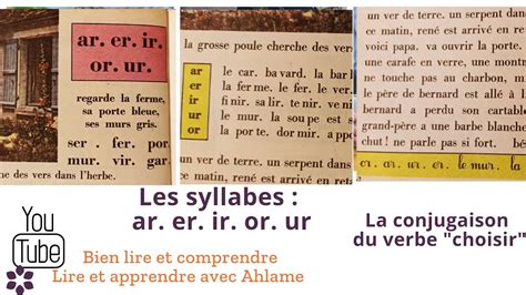 Bien Lire Et Comprendre Les Syllabes Ar Er Ir Or Ur Page La