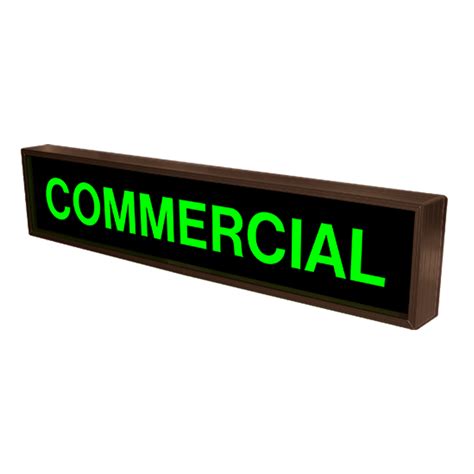 COMMERCIAL LED Sign - Backlit-trafficsafetywarehouse.com