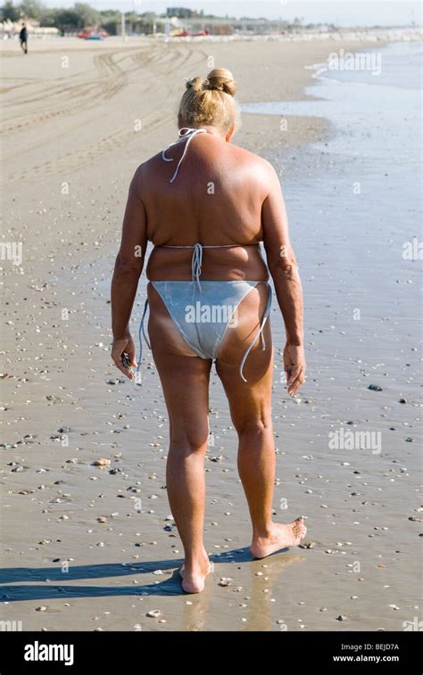 Old Lady Bikini Hi Res Stock Photography And Images Alamy