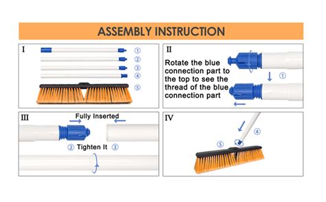 Floatant Push Broom Heavy Duty Large Outdoor Sweeping Broom Wide