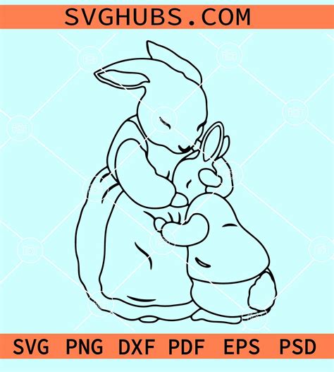 Peter rabbit SVG, Peter rabbit PNG, Beatrix Potter Peter rabbit svg