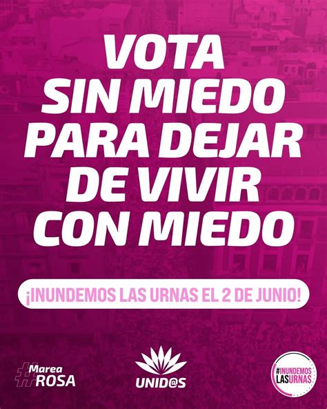 Ejerzamos un voto libre y seguro el 2 de junio para vivir así todos los