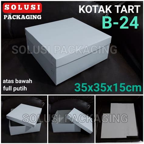 Jual Kotak Roti Kue Tart B X X Cm Kardus Dus Dos Box Bolu Baju