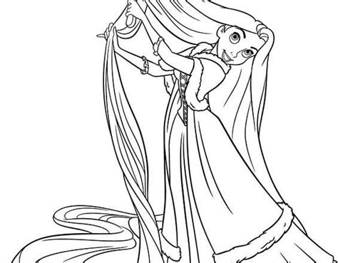 Rapunzel Che Spazzola I Capelli Disegni Da Colorare Gratis Archivi