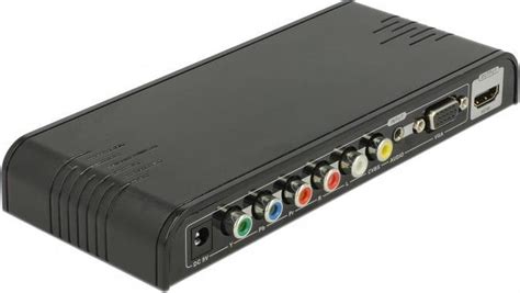 Delock Composiet Component En Vga Naar Hdmi Converter Zwart Bol