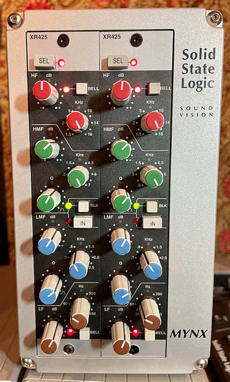 2 X Solid State Logic XR425 E Series EQ With Mynx Chassis Reverb