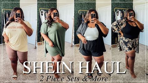 Shein Plus Size Summer Haul Piece Sets Vacation Lounge Outfits