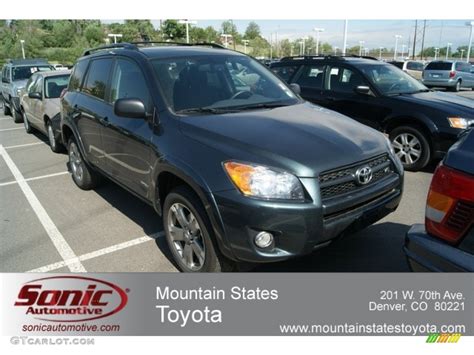 2011 Black Forest Metallic Toyota Rav4 V6 Sport 4wd 65752990 Photo 2