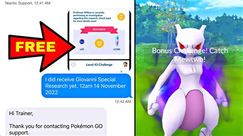 🤔 Get Shadow Mewtwo Research In Pokemon Go Youtube