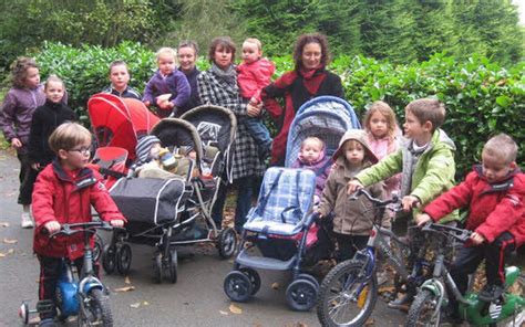 Familles rurales Succès de la pré rando bébés Le Télégramme