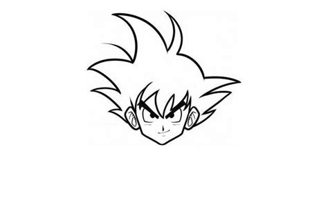 Dibujos De Anime Faciles Goku Goku Dibuje Dibujos