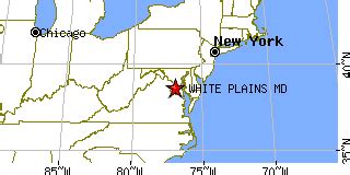 White Plains, Maryland (MD) ~ population data, races, housing & economy