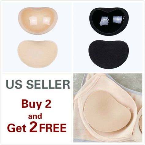 Silicone Bra Inserts Lift Breast Pads Breathable Gel Push Up Sticky Bra