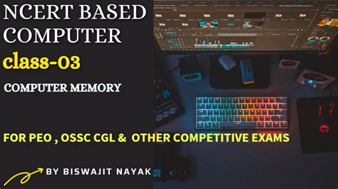 NCERT BASED COMPUTER II CLASS 03 IIFOR PEO OSSC CGL JT OTHER