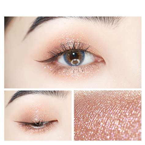 Zeesea Single Color Liquid Eyeshadow Glitter Shimmer Lightweight Quick