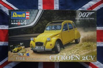 Revell 05663 Citroen 2CV James Bond 007 For Your Eyes Only Gift Set