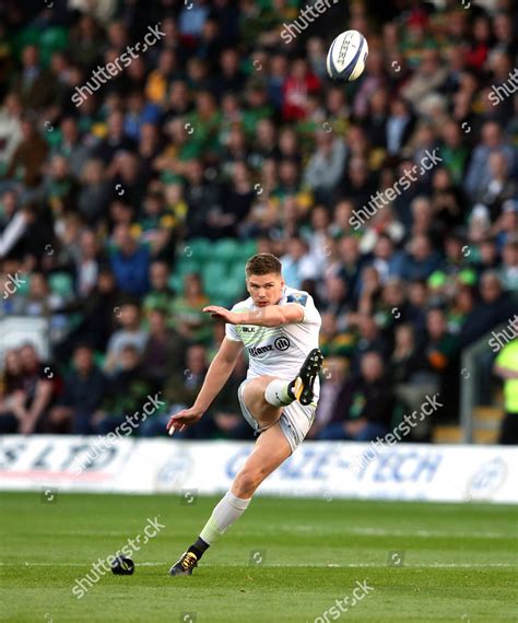 Owen Farrell Saracens Kicking Editorial Stock Photo - Stock Image ...